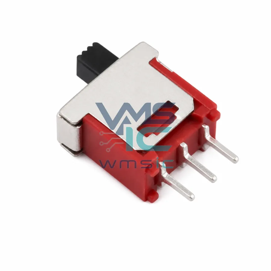 滑动開關 3脚2档 大電流 体积小 插脚 SS1-0-102-A02-00-Q-N-RS 插件-3P 10x5mm