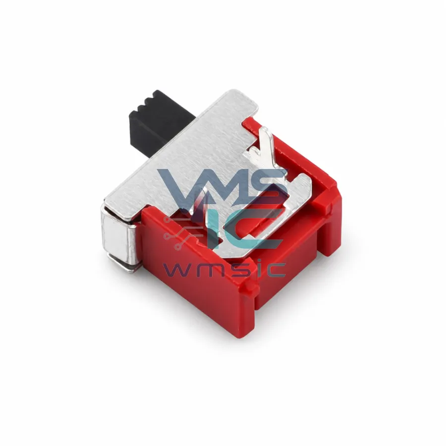 滑动開關 3脚2档 大電流 体积小 正弯脚 SS1-0-102-A03-03-Q-N-RS 弯插-5P 10.2x5.2mm