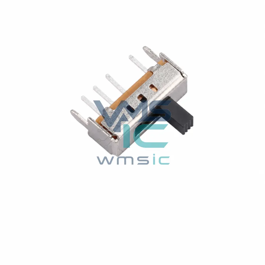 SS-13D07-3 Mini Slide Switch 1P3T 3-Position Vertical Handle SS-13D07-3 Through Hole-6P 12.7x4.5mm
