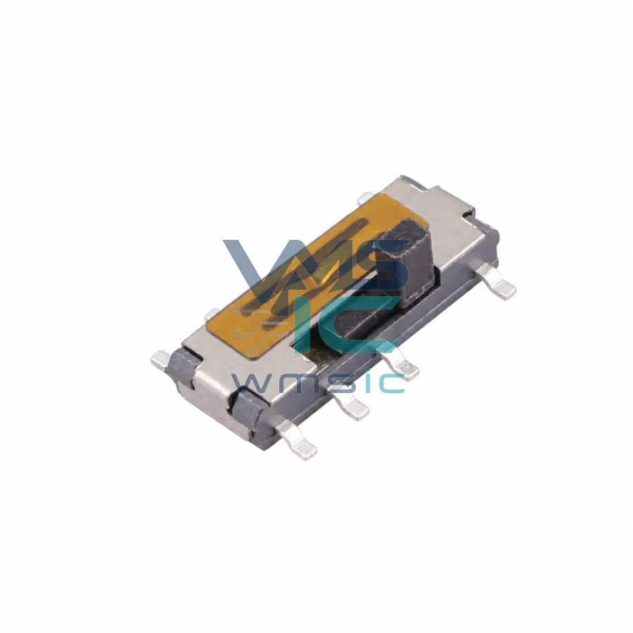 HX MSS23C02-H1.5 125 3-Position 8-Pin SMD Slide Switch 1.5mm Actuator MSS23C02 SMD 9.9x3.5mm