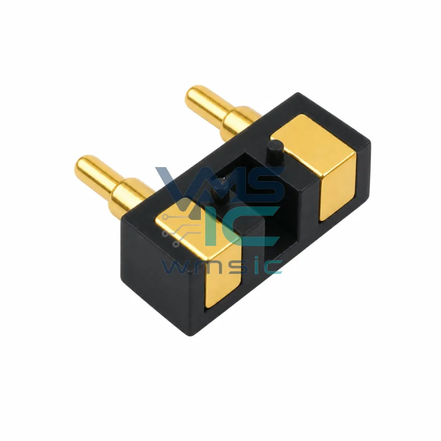2 Pin 5.00mm Pitch Single Row Pogo Pin Connector PG5001-02-008P PG5001 SMD P 5mm Horizontal