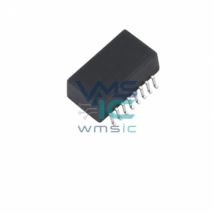 HR641643E 10/100BASE-T Single Port PoE+ Ethernet Transformer Module HR641643E SMD-16P 12.7x9.5mm