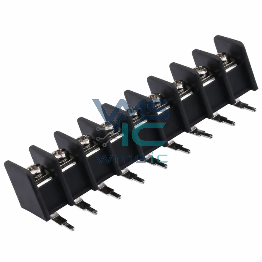 9.5mm Pitch 9 Pin PCB Terminal Block Connector DBT30R-9.5-9P-BK-P DBT30R Right Angle Through Hole P 9.5mm