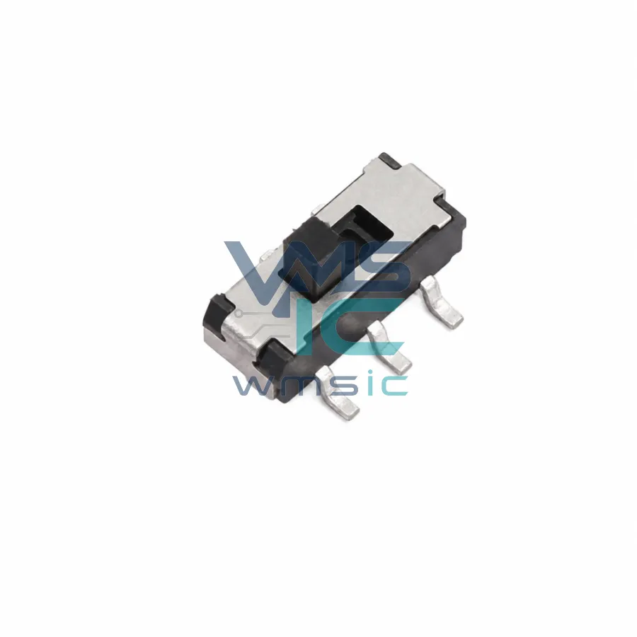 HX MST-22D18G2-BD 2-Position 6-Pin Vertical SMD Slide Switch 2mm Actuator MST-22D18G2-BD SMD 9x3.6mm
