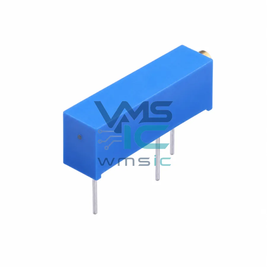 3006P-1-105LF Multiturn Rectangular Trimmer Potentiometer 1M Ohm RoHS 3006P Through Hole-3P 6.4x4.8mm