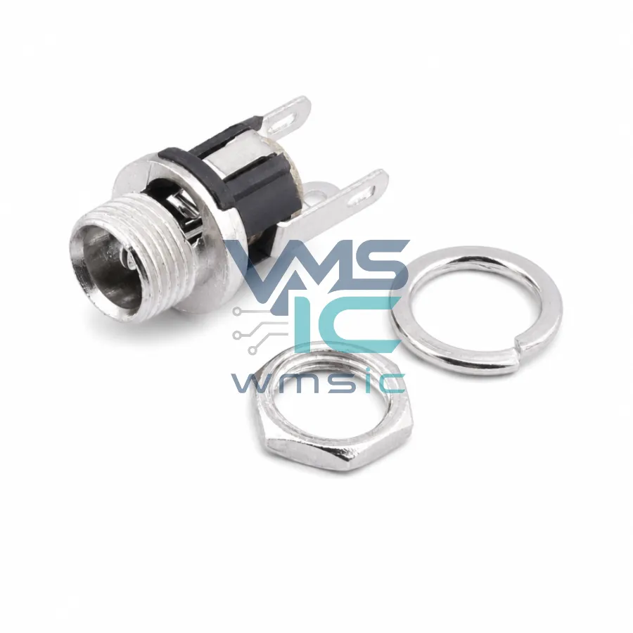 3件套 电源插座 内径:2mm -025M-B200 -025M-B200 -025M-B200 DC-025M-B200 插件 15.7x10.8mm