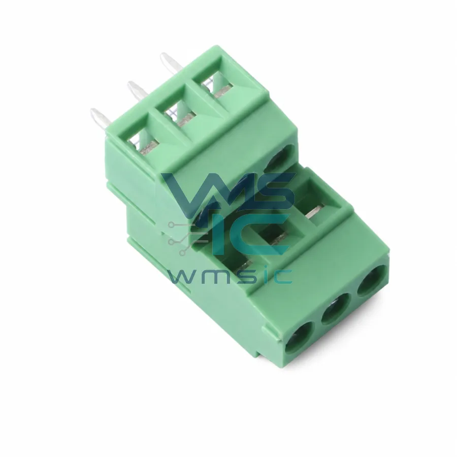 3.5mm Pitch 6-Pin 2-Row Through Hole Terminal Block DB125A-3.5-2*3P-GN-S DB125A Through Hole P 1.75mm()