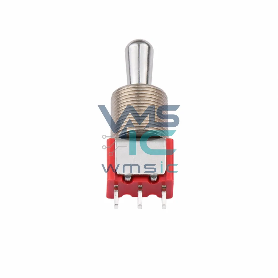 4PCS/Set Toggle Switch 3-Pin 2-Position Locking Anti-Error MT-0-102 MT-0-102-K101-T100-RS Through Hole-3P 13.1x8mm