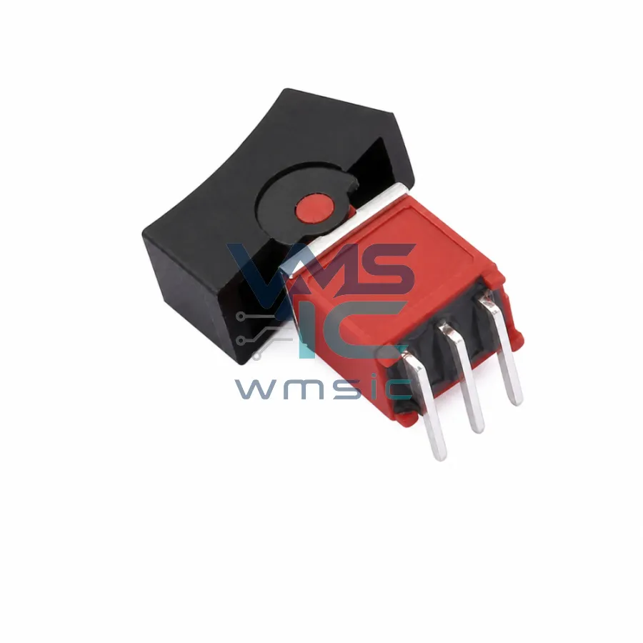 摇臂开关 3脚2档 全塑胶 防水 正弯脚 SA-0-102-C03-0003-WP 弯插-3P 14.6x5.8mm