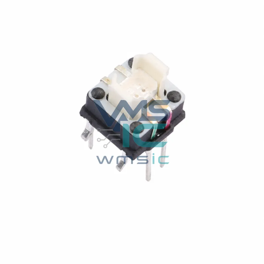 K6-6151D-02 Red/Green Bi-Color LED Illuminated Tactile Switch K6-6151D-02 Through Hole 7.2x6.4mm