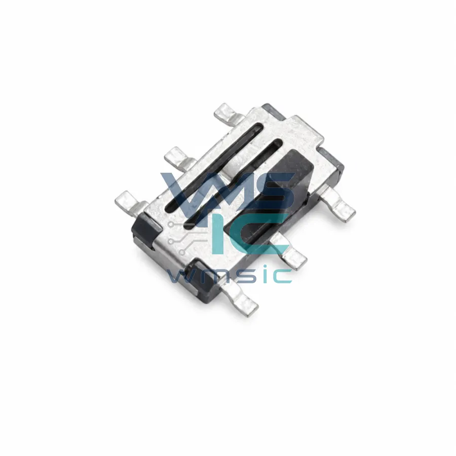 滑动开关 MS-22C01-G1.0 SMD-6P 7.3x3.5mm