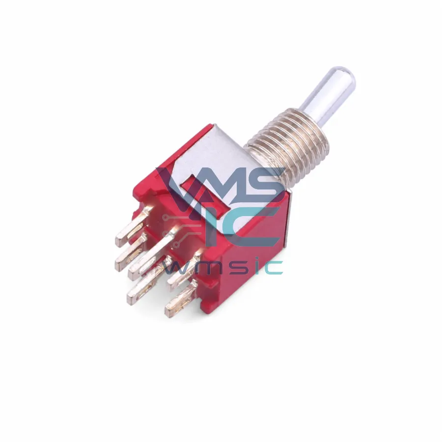 T201-M-Y-Z-Q-E 3-Position Rocker Switch T201 Through Hole 9.1x8.1mm