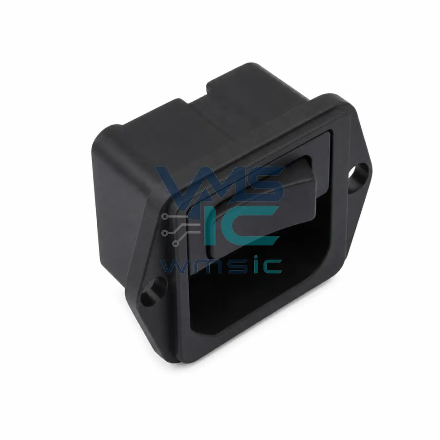 2-in-1 AC Power Socket with Rocker Switch and Mounting Holes RT-C14-N1+SS21-6BB RT-C14-N1 Through Hole 44x33mm