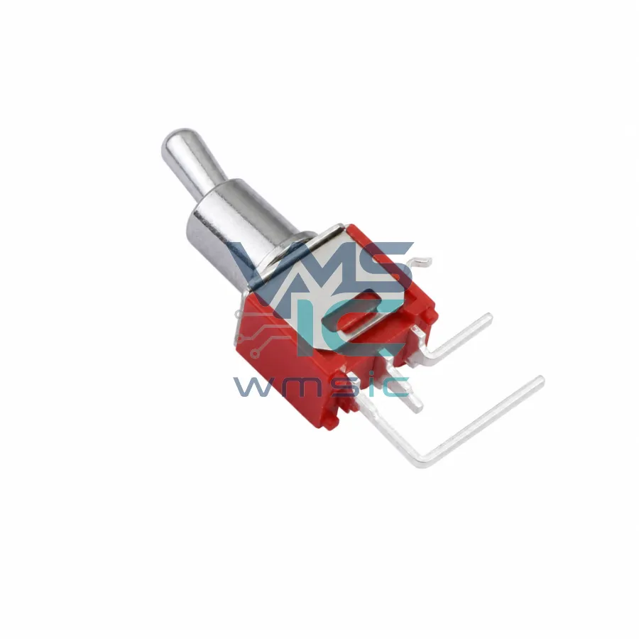 Ultra-Miniature Toggle Switch 3-Pin 3-Position Side Right Angle ST-0-103 ST-0-103-C04-N008-RS Through Hole-4P 8.3x5.2mm
