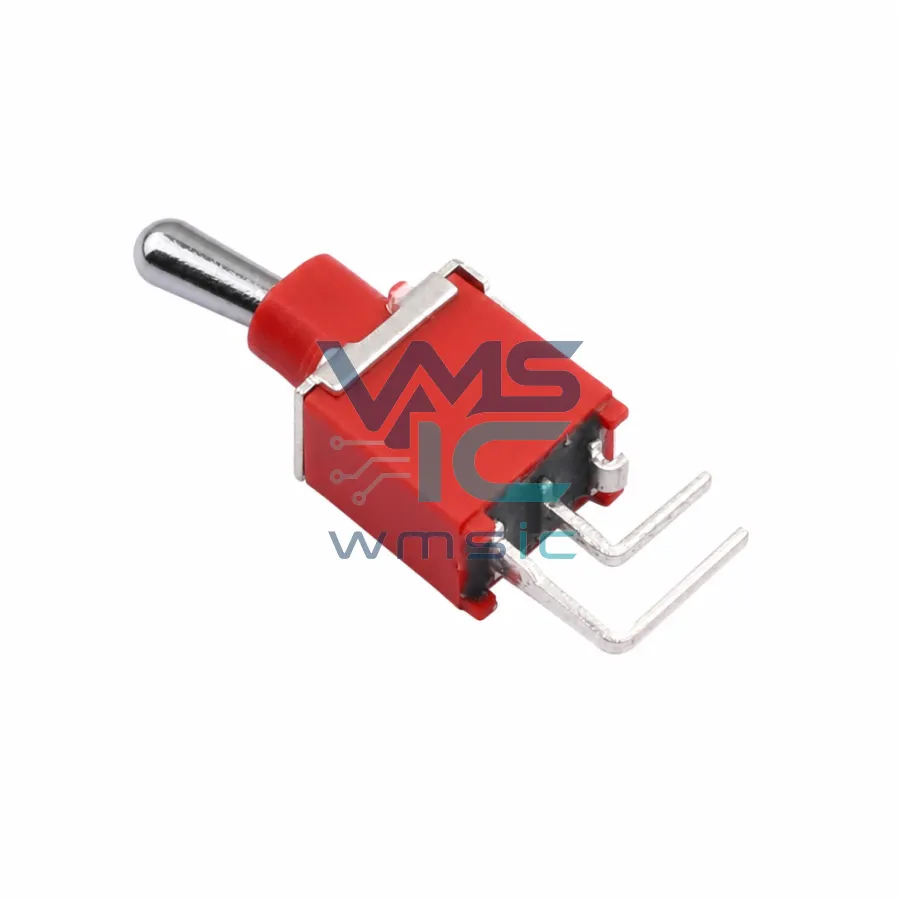 Ultra-Miniature Toggle Switch 3-Pin 2-Position Waterproof Side Right Angle SA1-0-102-C04-0004-RS Right Angle Through Hole-4P 8.6x6.3mm