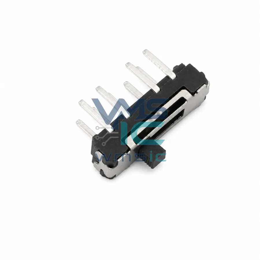 MSS23D19G20-B Long Life Slide Switch Low Operating Force MSS23D19G20 Through Hole-8P 13x3.5mm