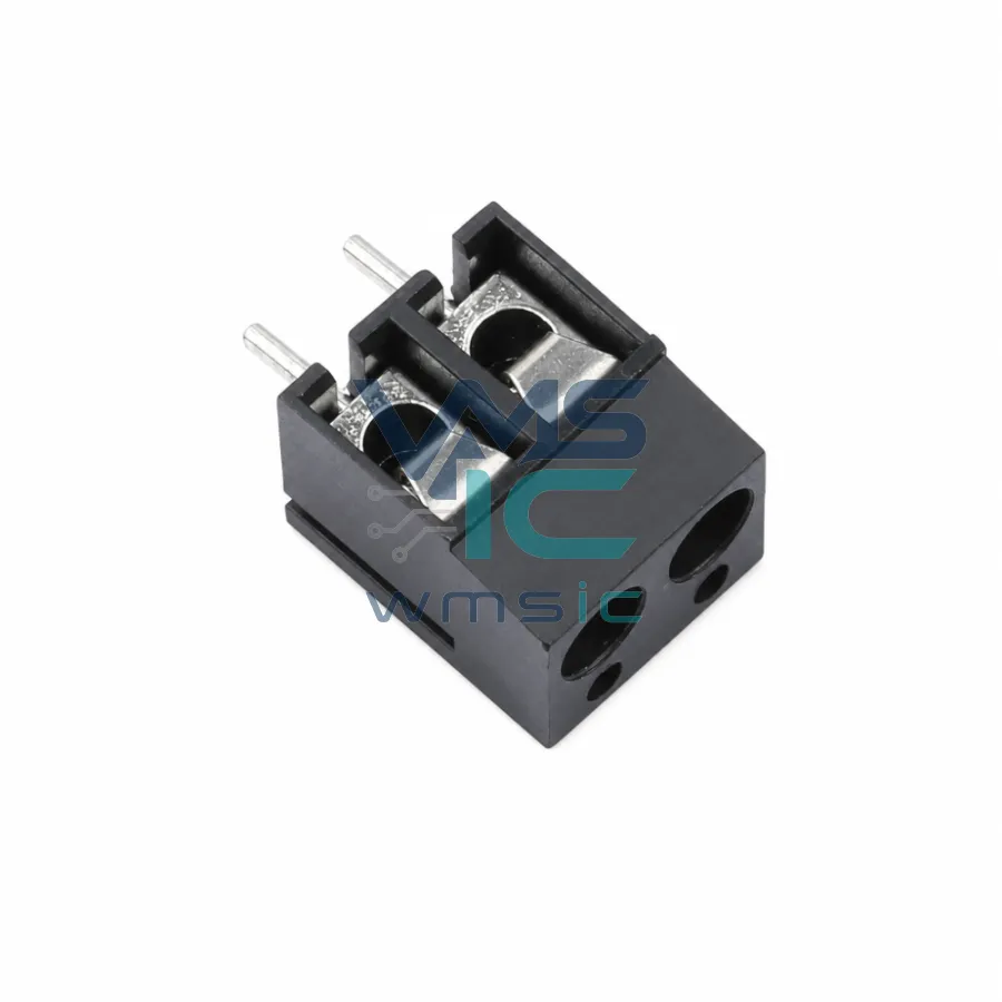5mm Pitch 2-Pin 1-Row Through Hole Terminal Block DB300V-5.0-2P-BK-S DB300V P 5.0
