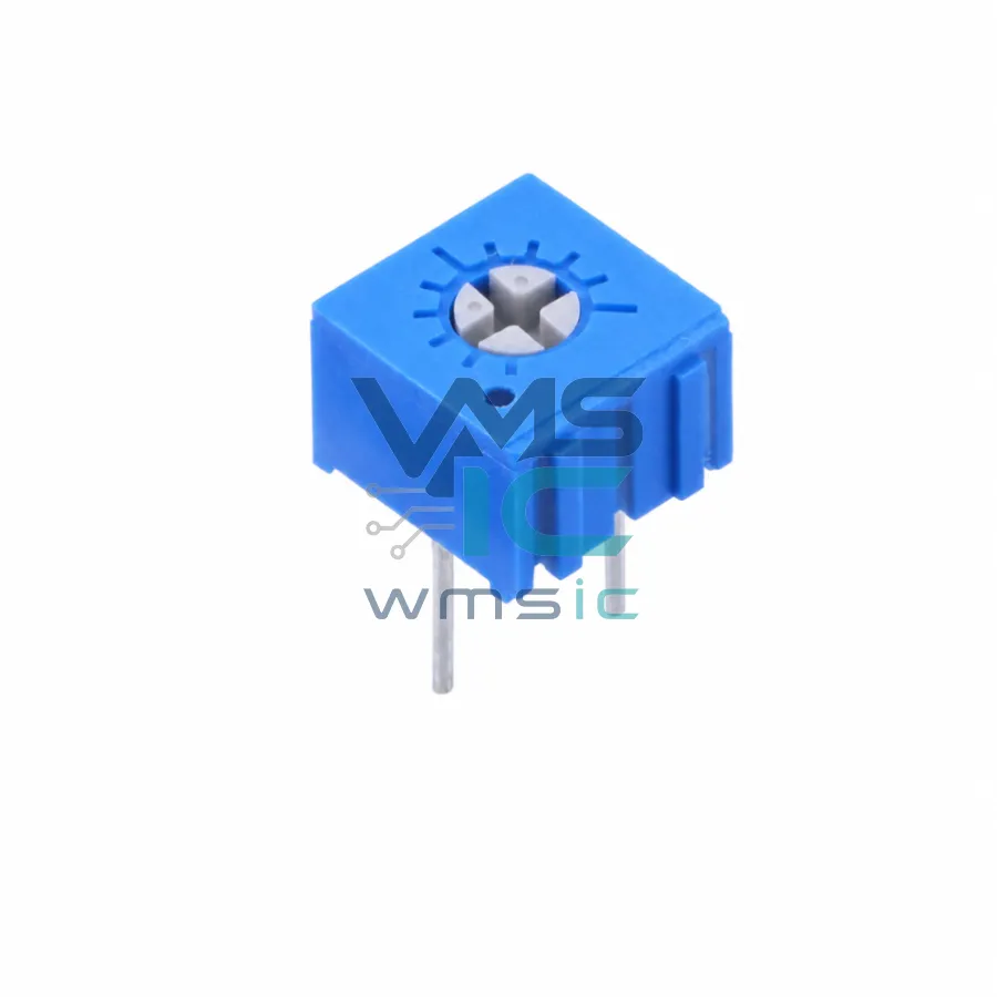 3362P-1-103LF Square Trimmer Potentiometer 10k Ohm+/- 10% RoHS 3362P Through Hole-3P 7x6.6mm