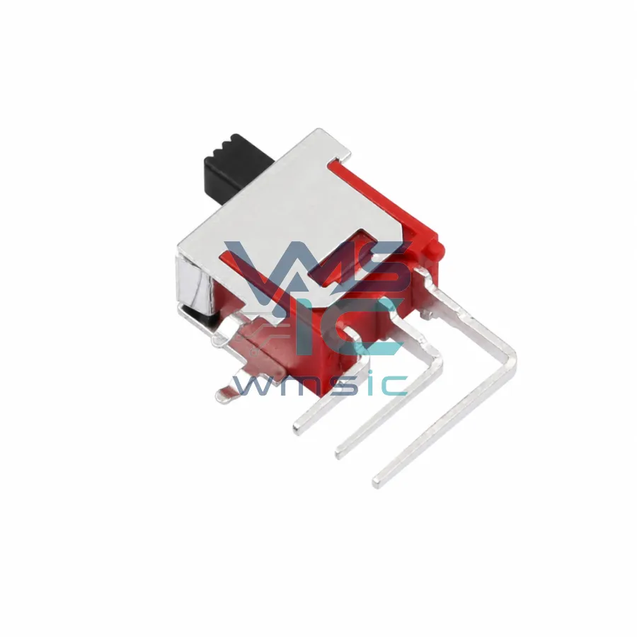 滑动開關 3脚2档 大電流 体积小 側弯脚 SS1-0-102-A04-04-Q-N-RS 弯插-5P 10.2x5mm