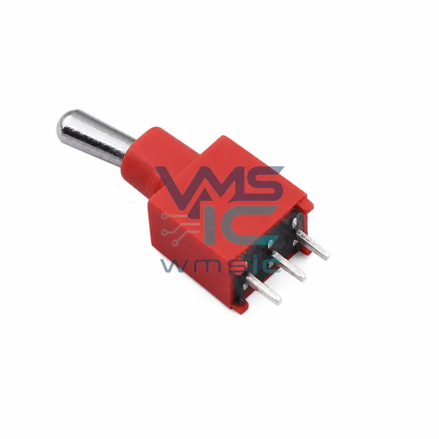 Ultra-Miniature Toggle Switch 3-Pin 2-Position Waterproof Plastic SA1-0-102 SA1-0-102-C02-0000-RS Through Hole-3P 8.1x5.9mm