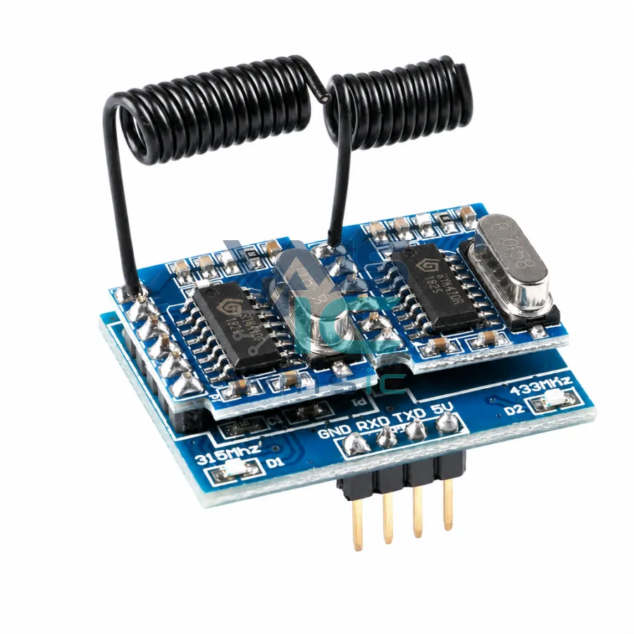 双频无线解码模块 RF射频无线遥控開關 315/433Mhz 微控制器 RF34B