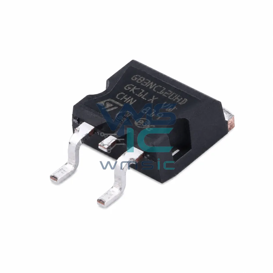 7 A、1200 V超快恢复二极管型高速IGBT STGB3NC120HDT4 D2PAK
