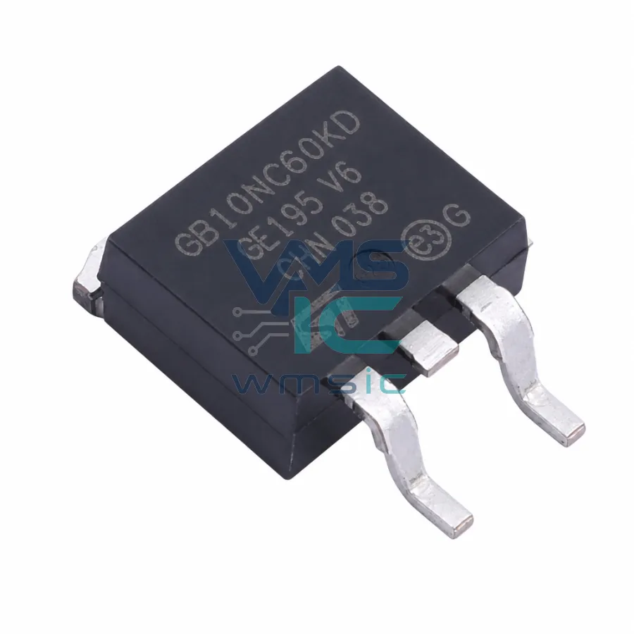 STGB10NC60KDT4 Short Circuit Rugged IGBT 600V 10A STGB10NC60KDT4 D2PAK