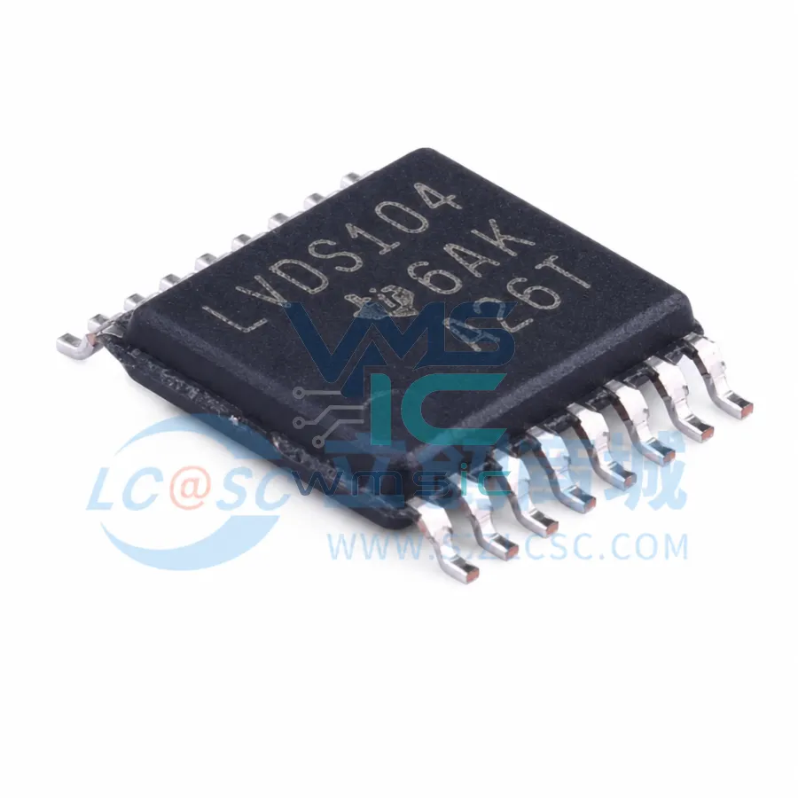 SN65LVDS104PWR 4-Port LVDS / TTL to LVDS Repeater SN65LVDS104PWR TSSOP-16