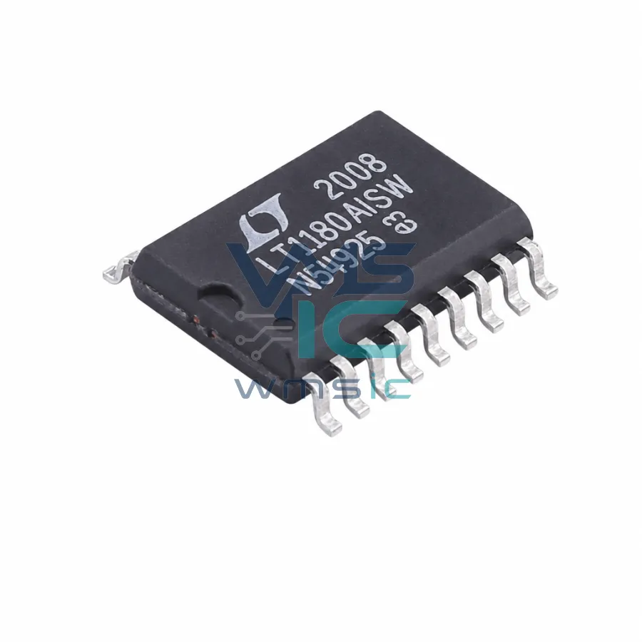 LT1180AISW#TRPBF Low Power 5V RS232 Dual Driver/Receiver with 0.1uF Capacitors LT1180AISW SOIC-18-300mil