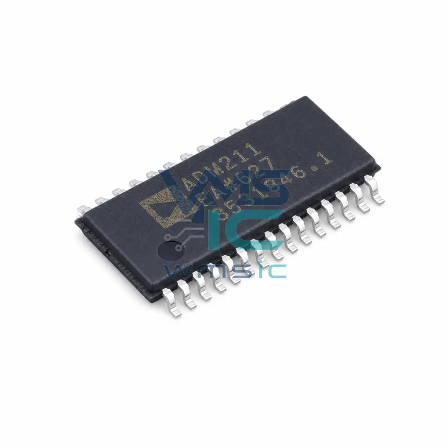 ADM211EARUZ EMI/EMC Compliant 230kbps RS-232 Transceiver TSSOP-28 ADM211EARUZ TSSOP-28