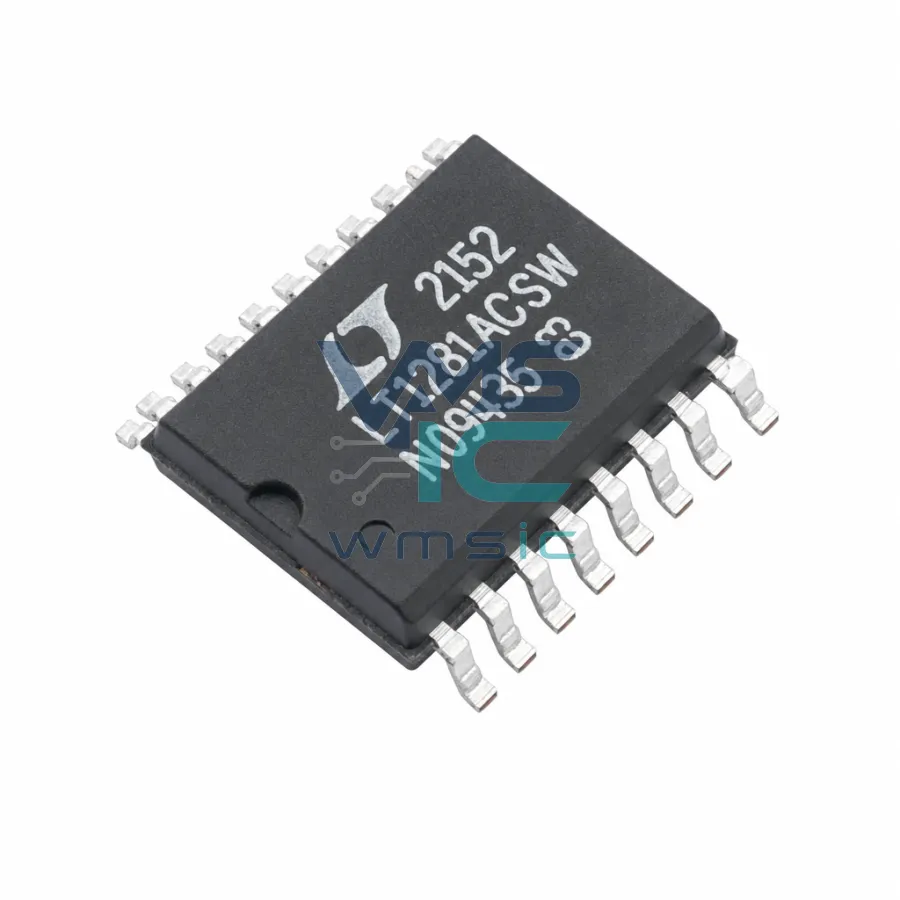 LT1281ACSW#PBF Low Power 5V RS232 Dual Driver/Receiver with 0.1uF Capacitors LT1281ACSW SO-16-300mil
