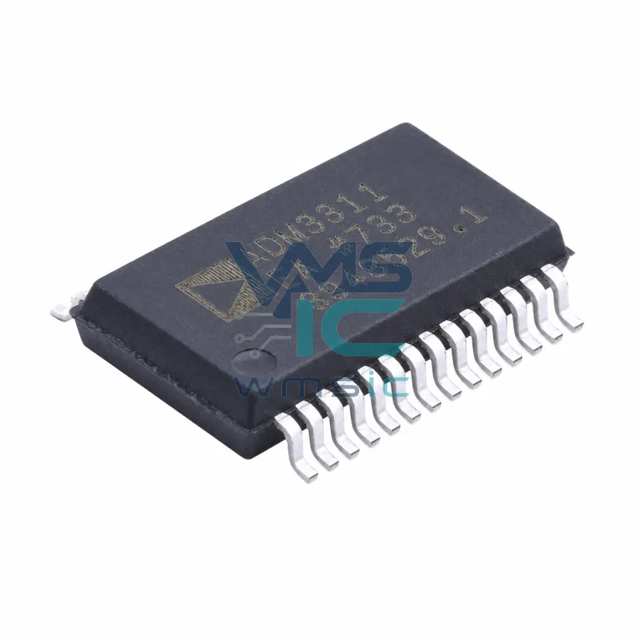3 V、RS-232串行端口驱动器-接收器 ADM3311EARSZ SSOP-28-208mil