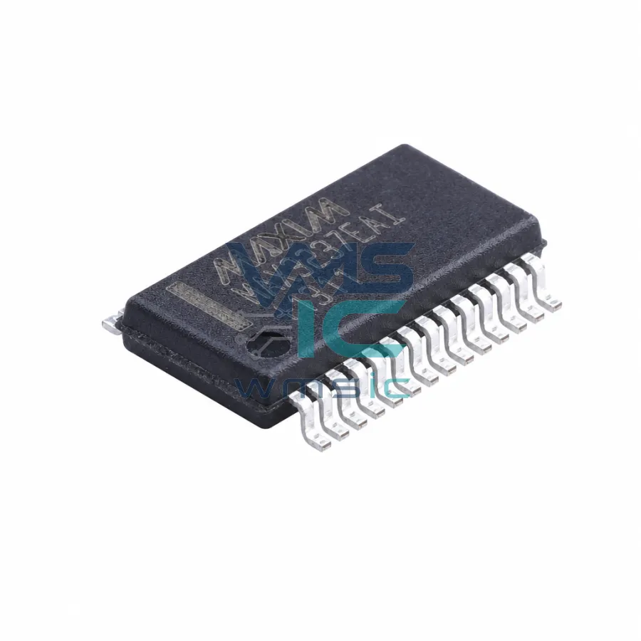 MAX3237EAI+T 3.0V-5.5V 1Mbps Low Power True RS-232 Transceiver SSOP-28 MAX3237EAI SSOP-28-208mil