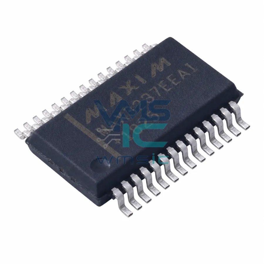 MAX3237EEAI+ 3.0V-5.5V 1Mbps True RS-232 Transceiver+/- 15kV ESD SSOP-28 MAX3237EEAI SSOP-28-208mil