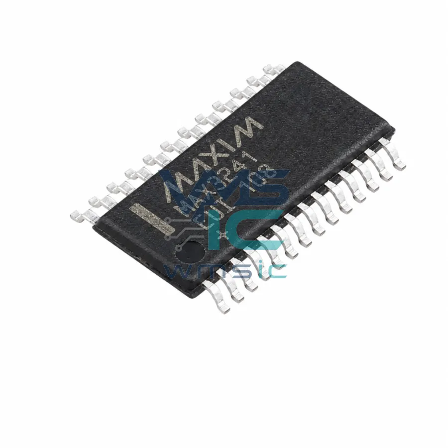 MAX3241EUI+ 3.0V-5.5V 1Mbps Low Power True RS-232 Transceiver TSSOP-28 MAX3241EUI TSSOP-28