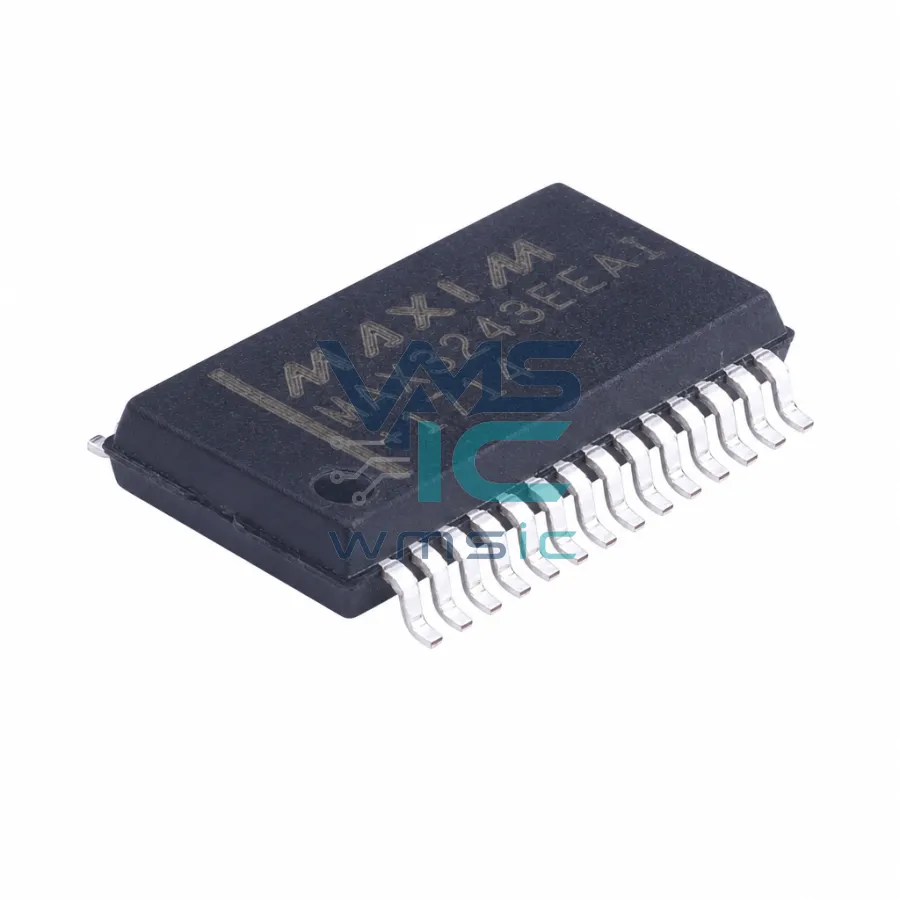 MAX3243EEAI+T 3V-5.5V RS-232 Transceiver with AutoShutdown SSOP-28 MAX3243EEAI SSOP-28-208mil