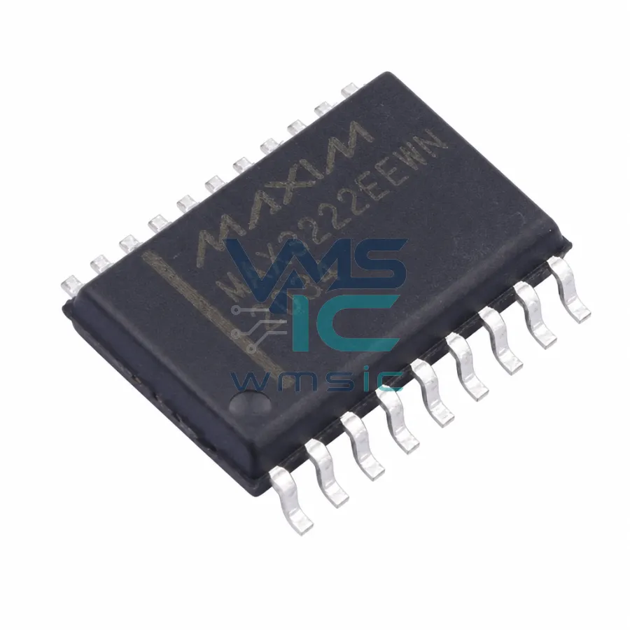 MAX3222EEWN+T 3.0V-5.5V 1Mbps True RS-232 Transceiver SOIC-18W MAX3222EEWN SOIC-18-300mil
