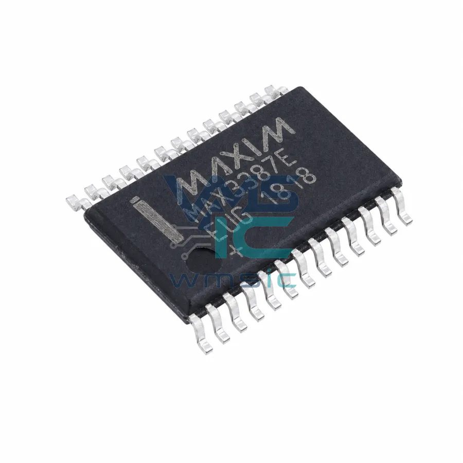 MAX3387EEUG+ 3V RS-232 Transceiver+/- 15kV ESD AutoShutdown+ for PDA and Cell Phones MAX3387EEUG TSSOP-24
