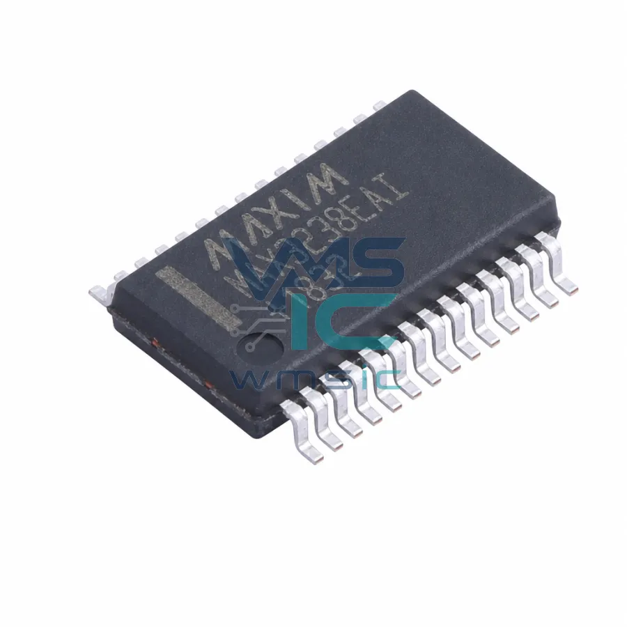 MAX3238EAI+T 3.0V~5.5V 250kbps RS-232 Transceiver 1uA AutoShutdown+ MAX3238EAI SSOP-28-208mil