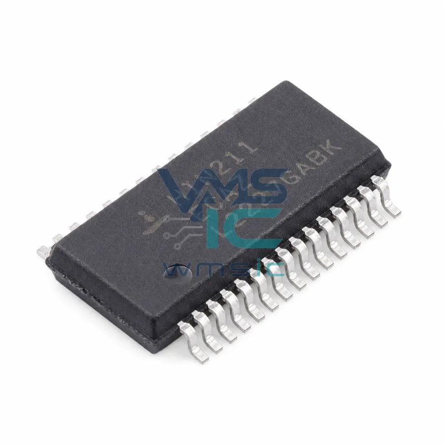 HIN211ECAZ+ 5V RS-232 Transceiver with 0.1uF External Capacitors HIN211ECAZ SSOP-28-208mil