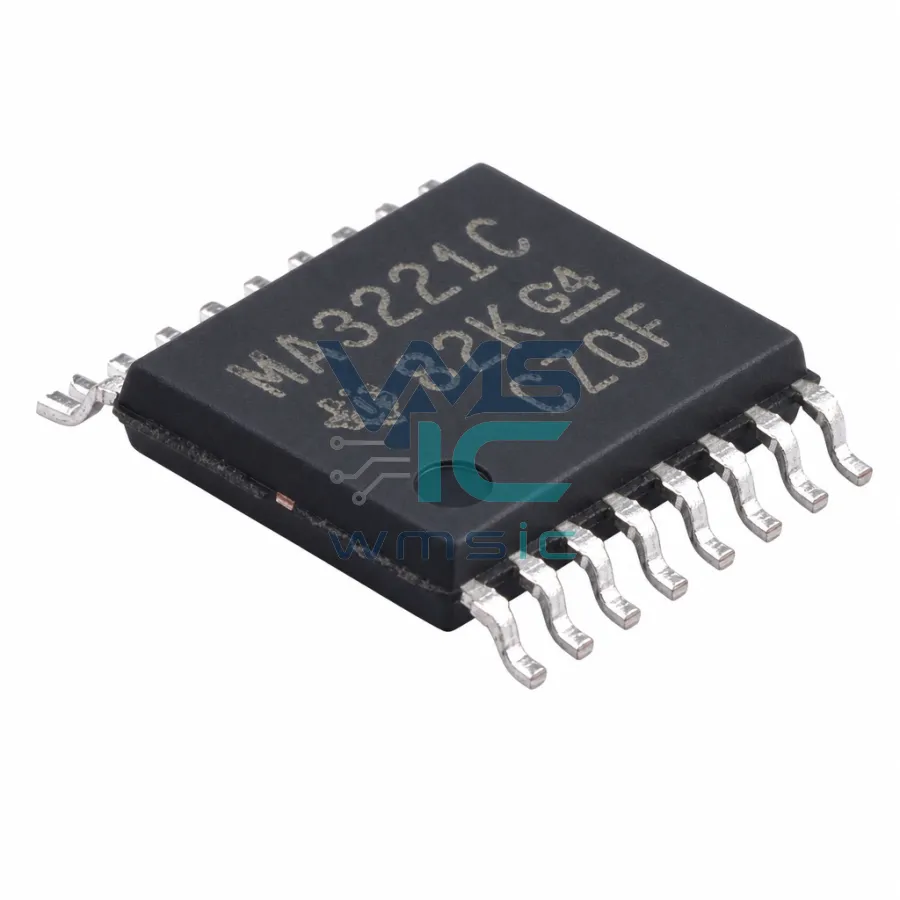 MAX3221CPWR 3V~5.5V RS-232 Line Driver and Receiver+/- 15kV ESD MAX3221CPWR TSSOP-16