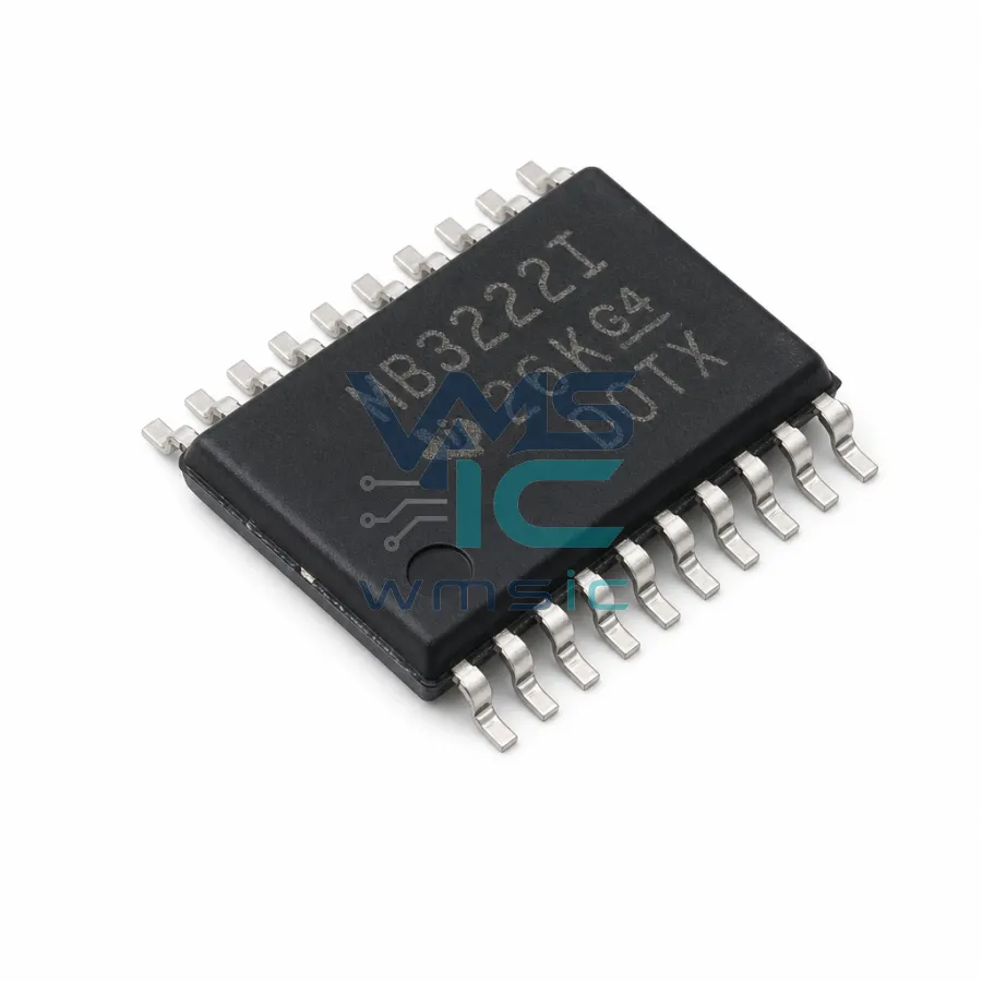 MAX3222IPWR 3V~5.5V Multi-Channel RS-232 Driver and Receiver+/- 15kV ESD MAX3222IPWR TSSOP-20