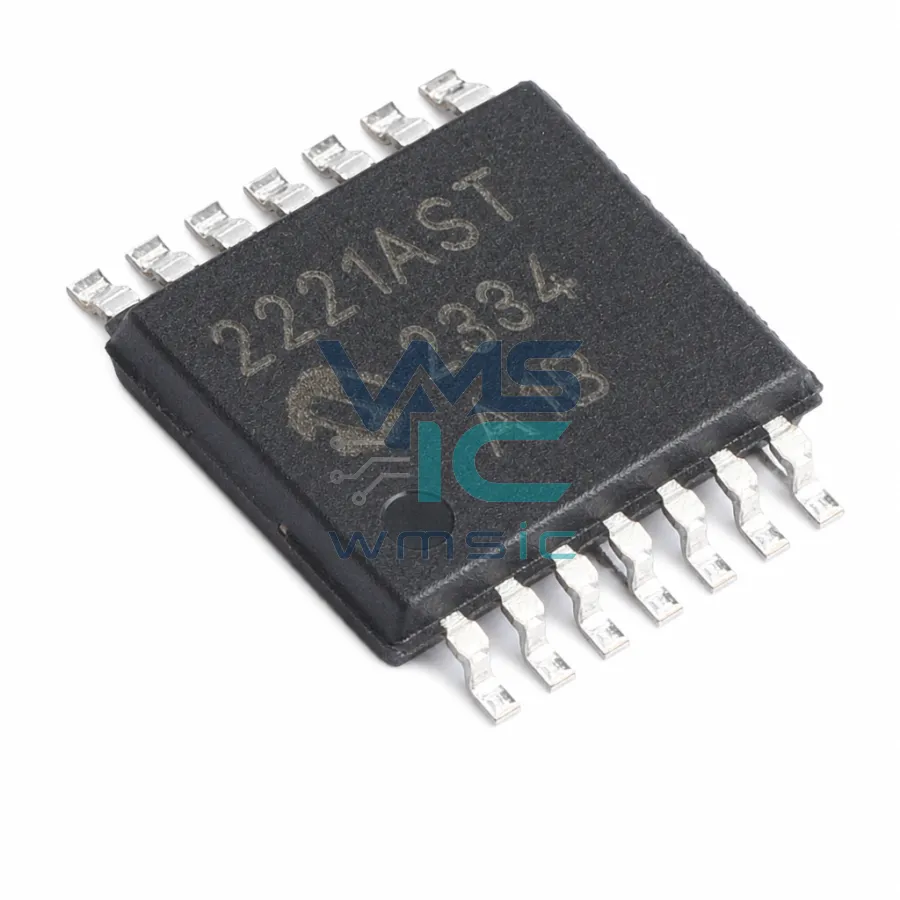 USB 2.0 到 I2C/UART 协议轉换器，帶 GPIO MCP2221AT TSSOP-14