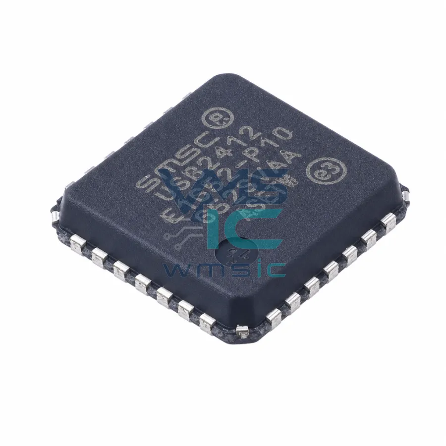 USB2412-DZK 2-Port USB 2.0 High-Speed Hub Controller USB2412 QFN-28-EP(5x5)