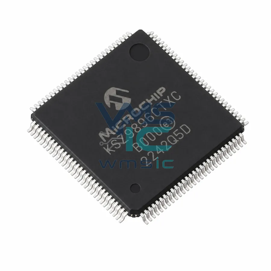 KSZ9896CTXC-TR 6-Port Gigabit Ethernet Switch with RGMII/MII/RMII KSZ9896CTXC TQFP-128(14x14)