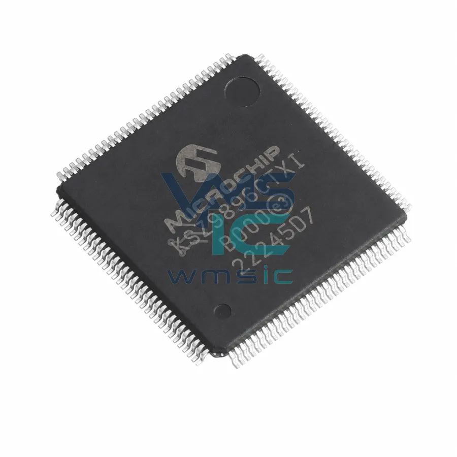 具备GMII/RGMI1/MII/RMII接口的六端口千兆以太网交换机 KSZ9896CTXI TQFP-128(14x14)