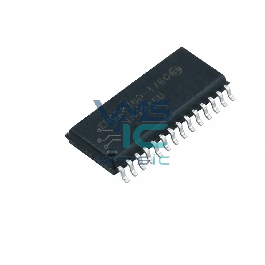 ENC28J60-I/SO Standalone Ethernet Controller with SPI Interface ENC28J60 SOIC-28-300mil