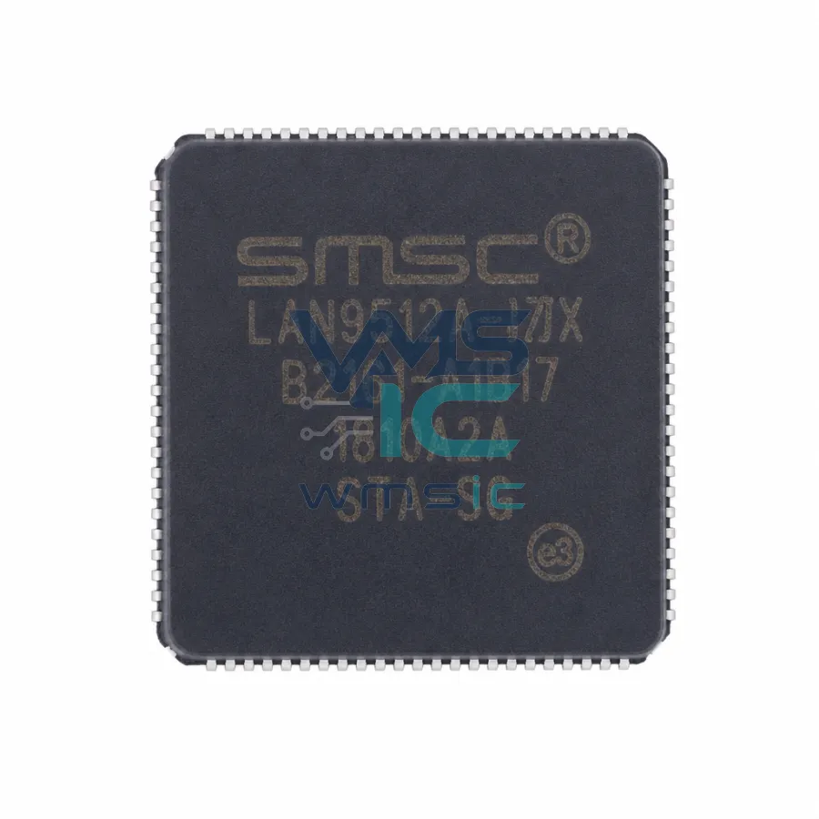 LAN9512/LAN9512i USB 2.0 集线器和10/100以太网控制器 LAN9512I QFN-64-EP(9x9)