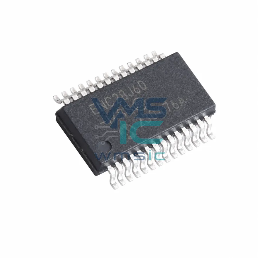 ENC28J60T-I/SS Standalone Ethernet Controller with SPI Interface ENC28J60T SSOP-28-208mil