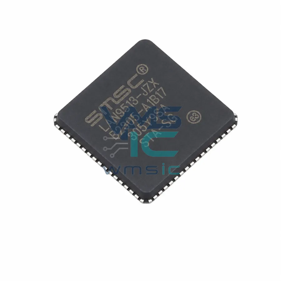 LAN9513-JZX USB 2.0 Hub and 10/100 Ethernet Controller LAN9513 QFN-64-EP(9x9)